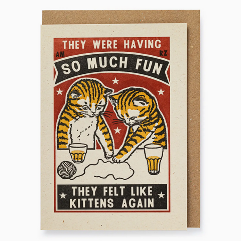 Kittens Again Greeting Card -love