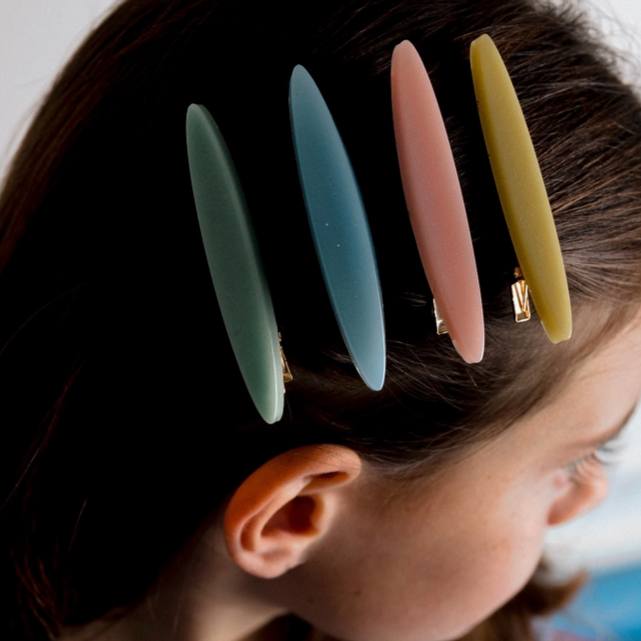 Minimal Pastel Pack - set of 4 hair clips