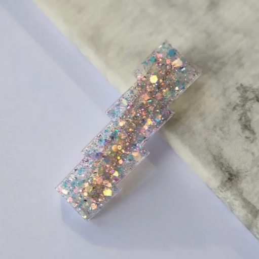 Resin Hair Clip - Unicorn Dust