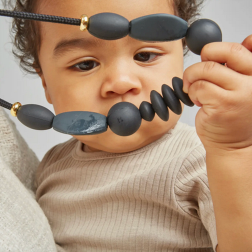 Charcoal Signature Teething Necklace