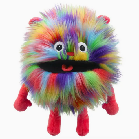 Baby Monster Hand Puppet - Rainbow