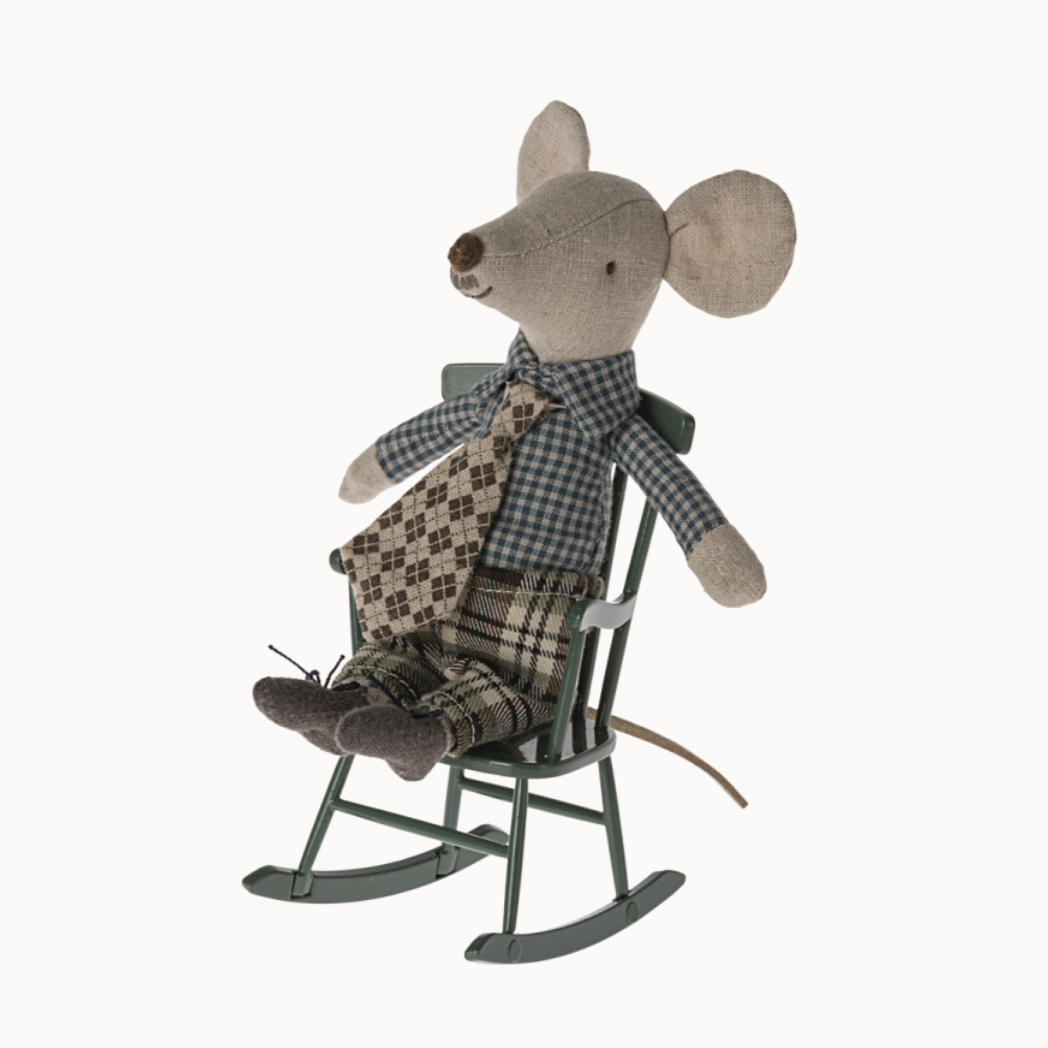 Rocking Chair for Mouse- dark green