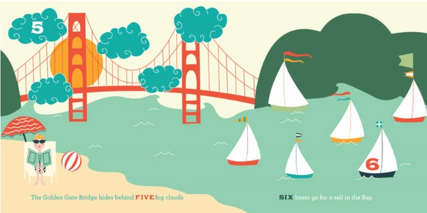 San Francisco: A Book of Numbers (0-3yrs)