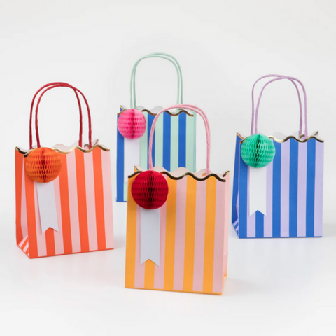 Stripe Party Bags (pk8)