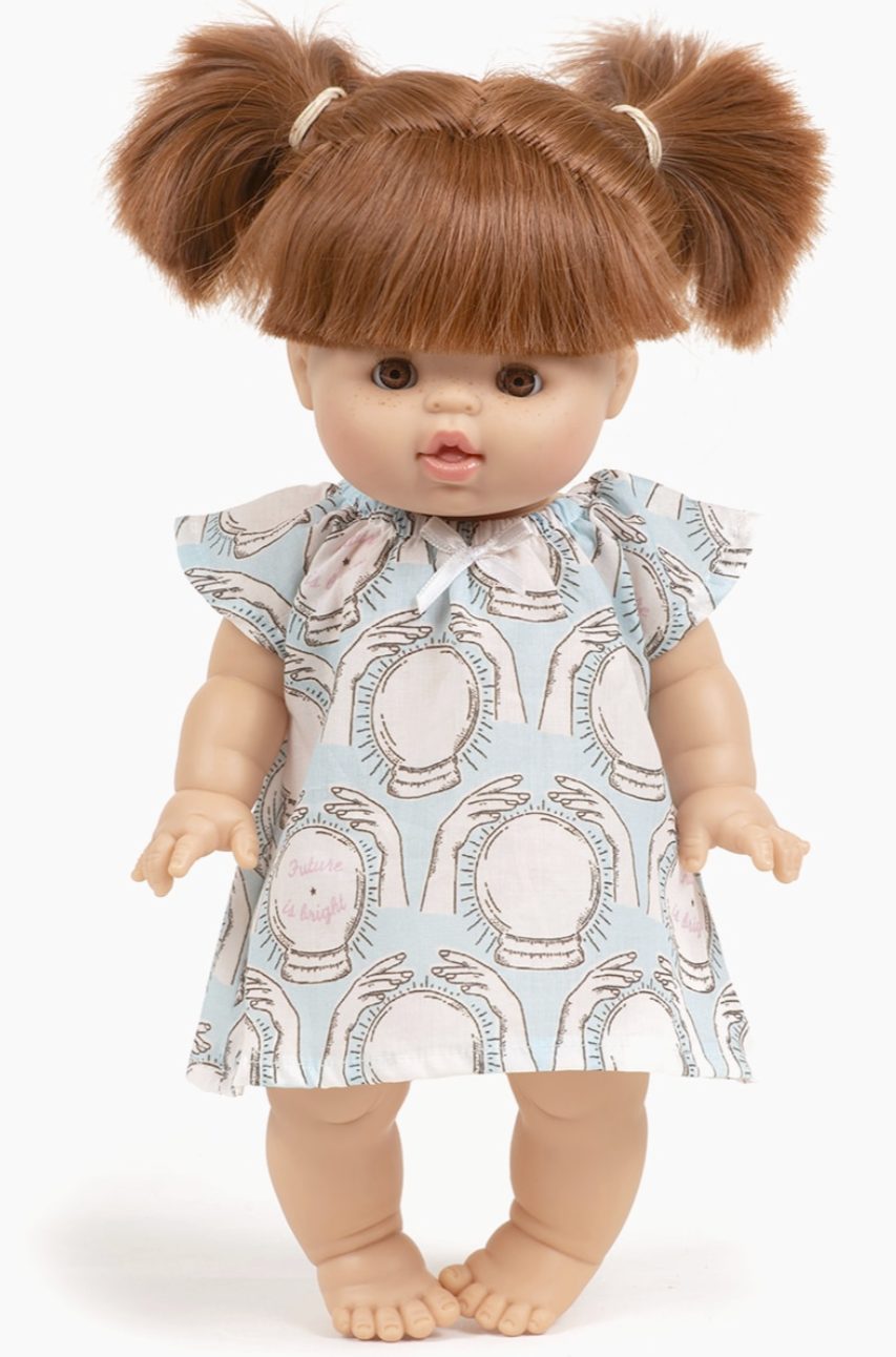 Doll – Mary nightgown in cotton Future is bright -34cm