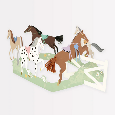 Concertina Horse Card -birthday