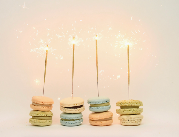 Single Wish Gold Sparkler Birthday Wish/Celebrate