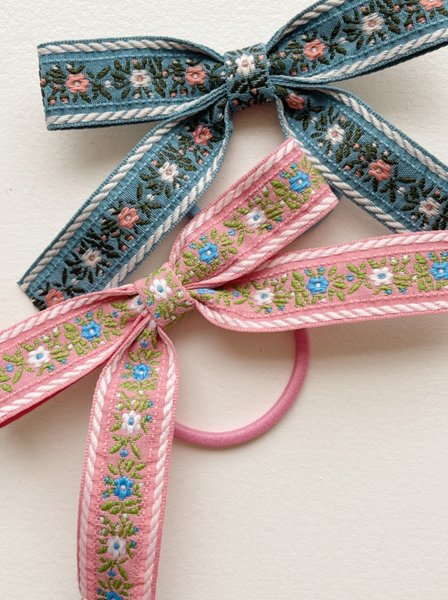 Ribboned Bow with Elastic (2pk)