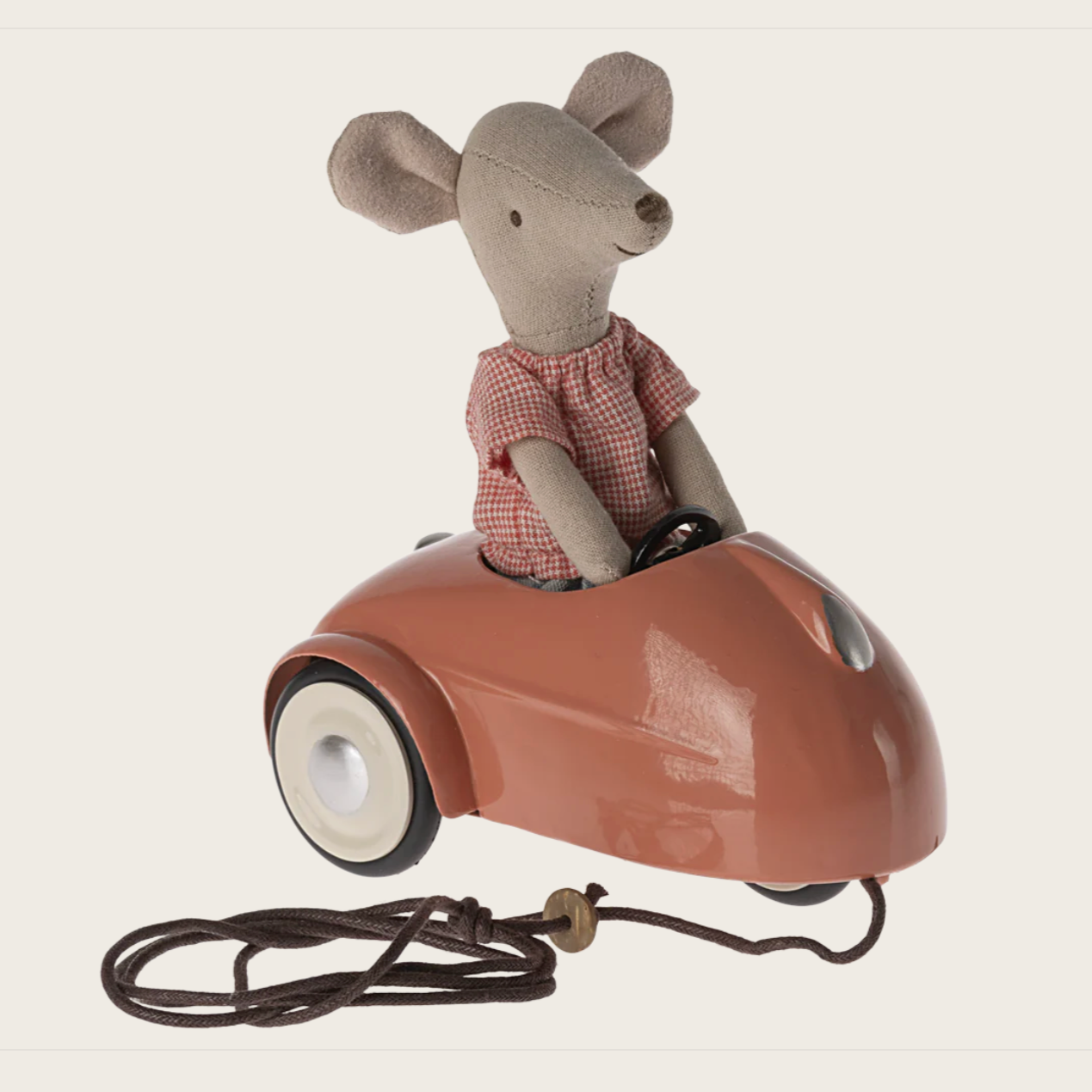 Mouse Car - coral