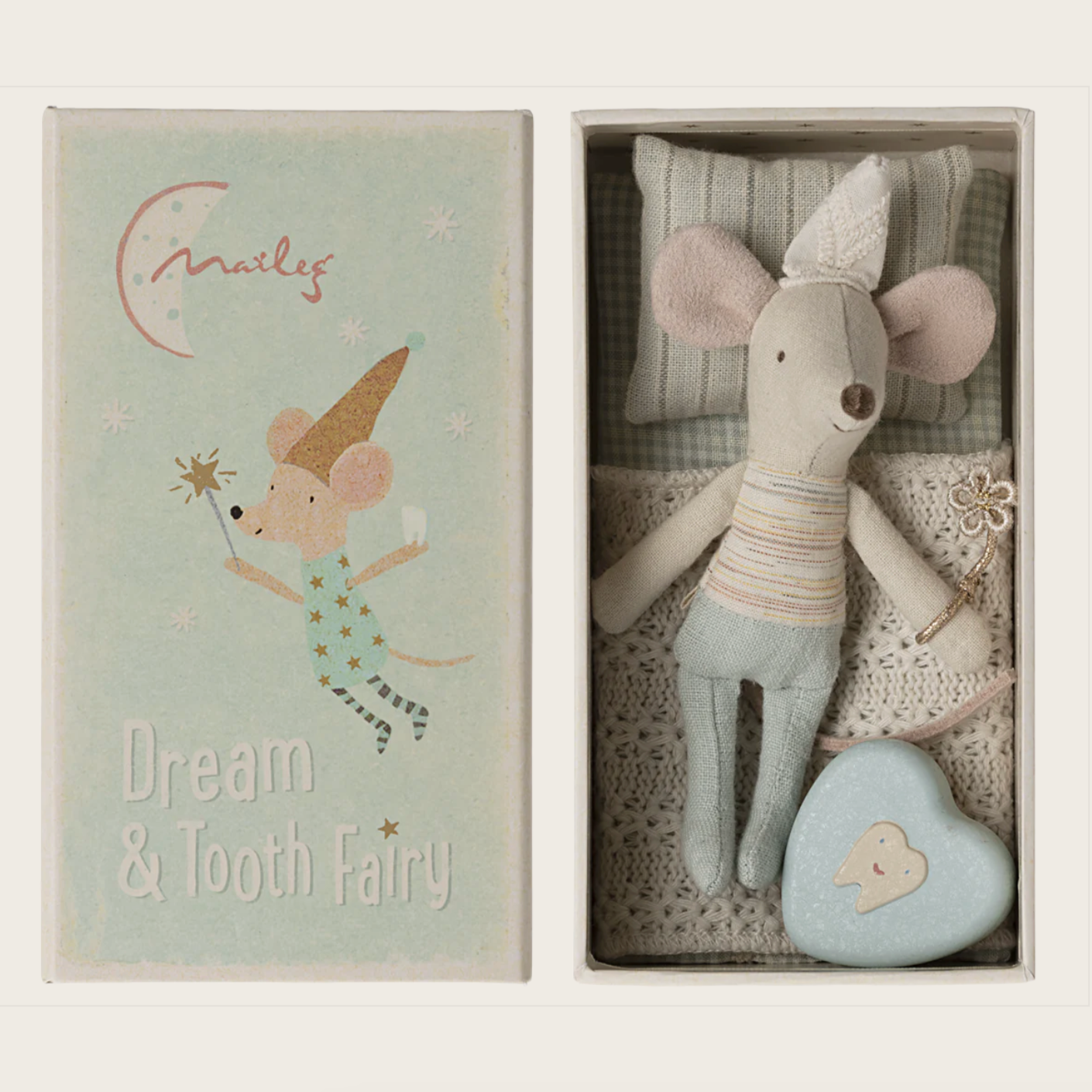 Tooth Fairy Mouse in Matchbox - little brother