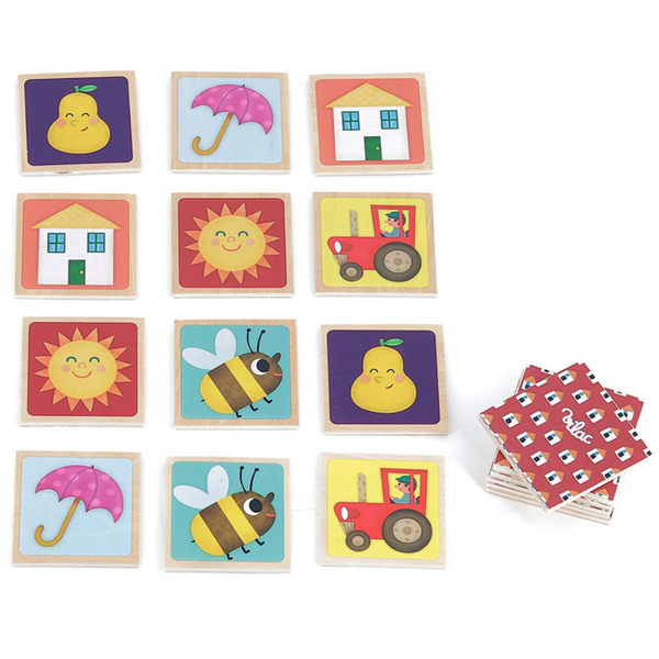 Wooden Memory Game by Melusine
