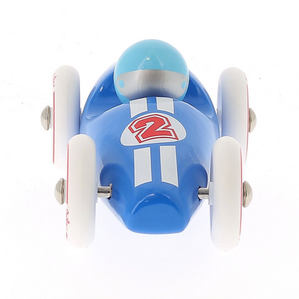 Large Grand Prix Vintage Race Car -blue 2yrs+