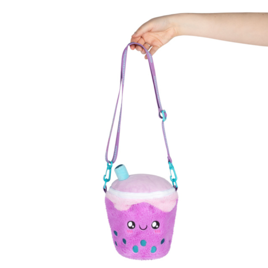 Bubble Tea Fuzzy Crossbody Bag