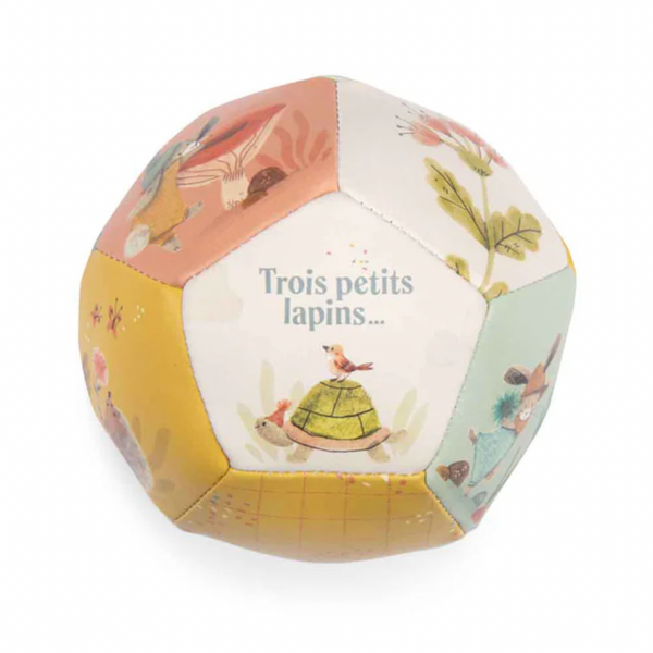 Soft Ball Trois Petits Lapins (1-2yrs)