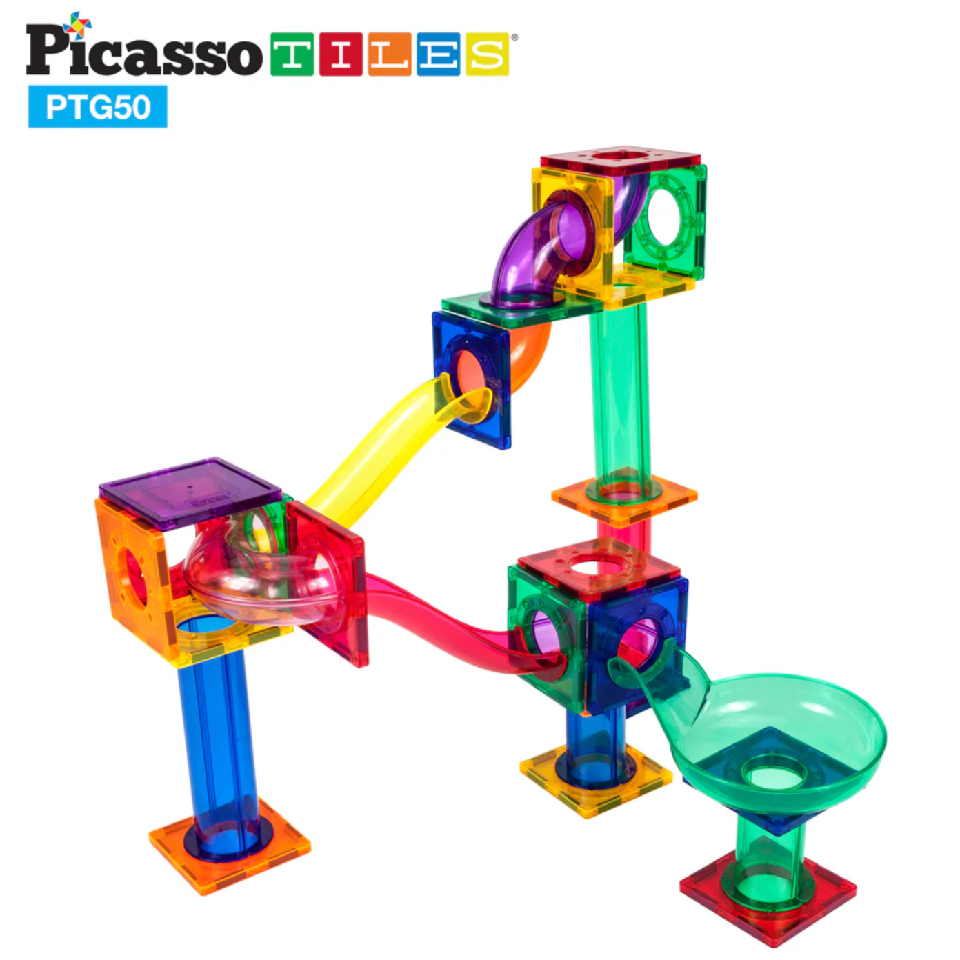 Magnetic Marble Run Track (50pcs)