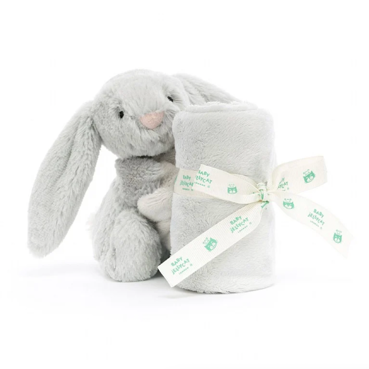 Bashful Silver Bunny Soother Lovie