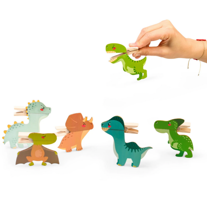 Clothespin Puppets Dinosaurs