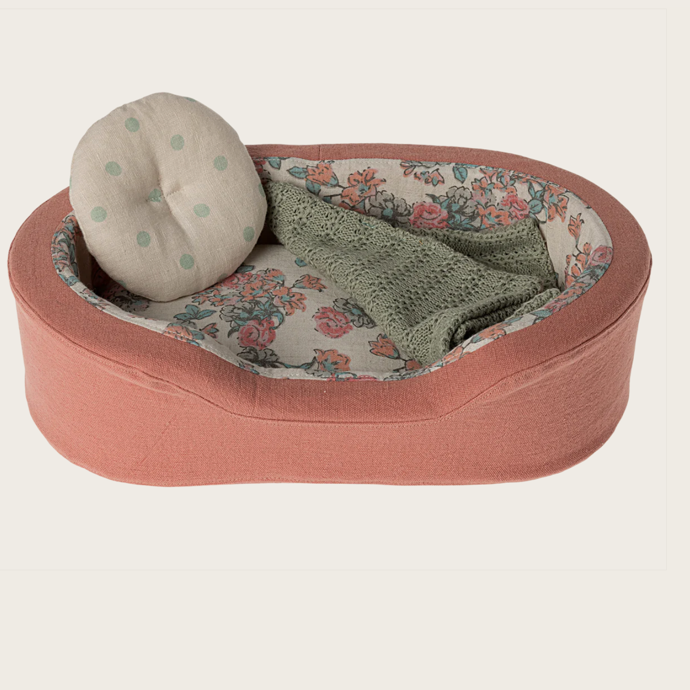 Cosy basket, Small - Coral
