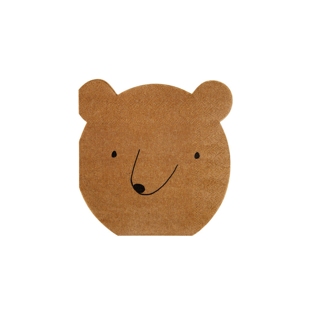 Bear Small Napkins (x20)