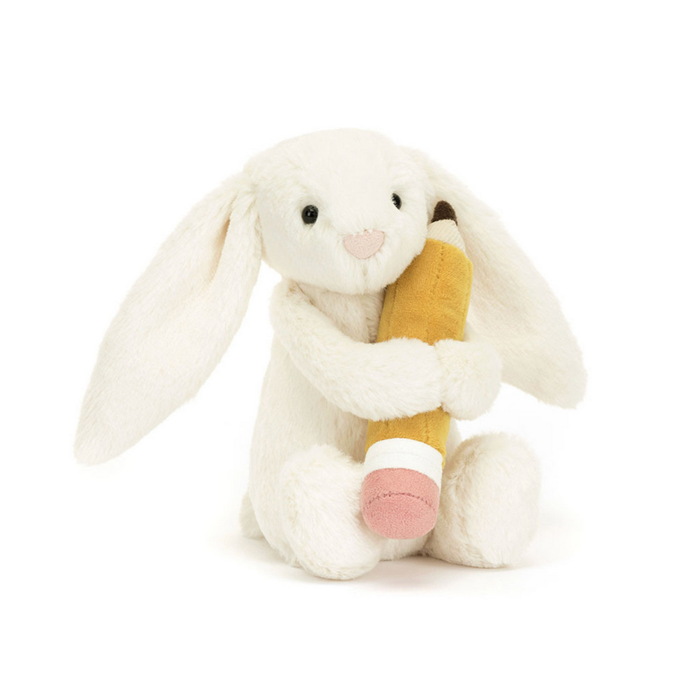 Bashful Bunny with Pencil