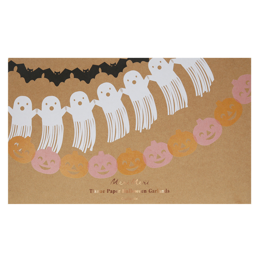 Tissue Paper Halloween Garlands