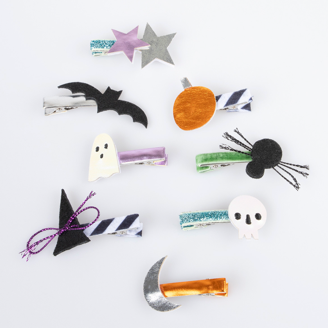 Halloween Icons Hair Clips