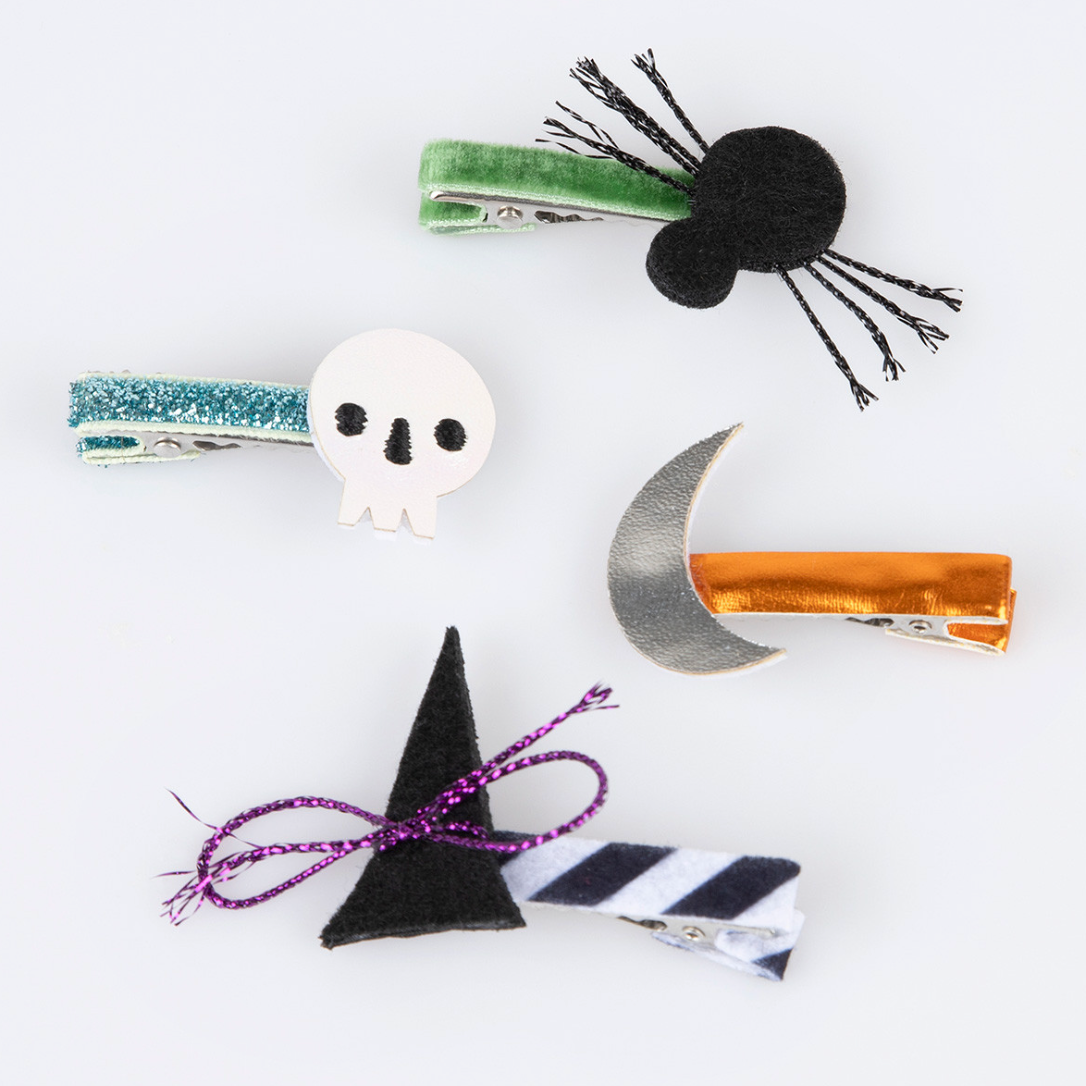 Halloween Icons Hair Clips