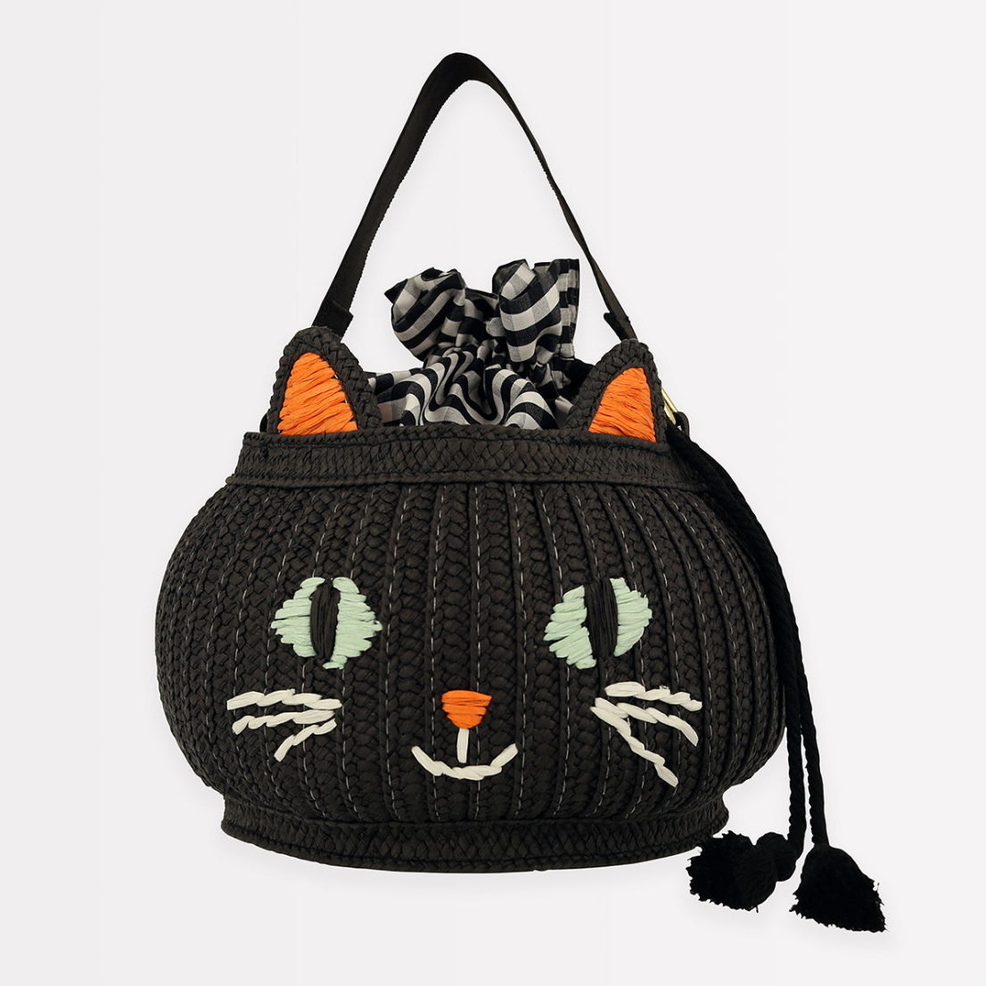 Trick Or Treat Cat Basket Bag