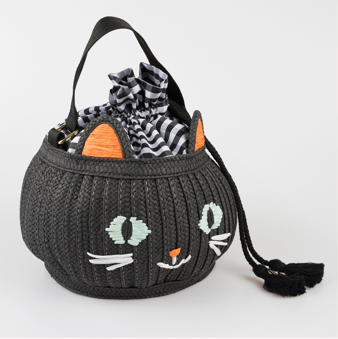 Trick Or Treat Cat Basket Bag