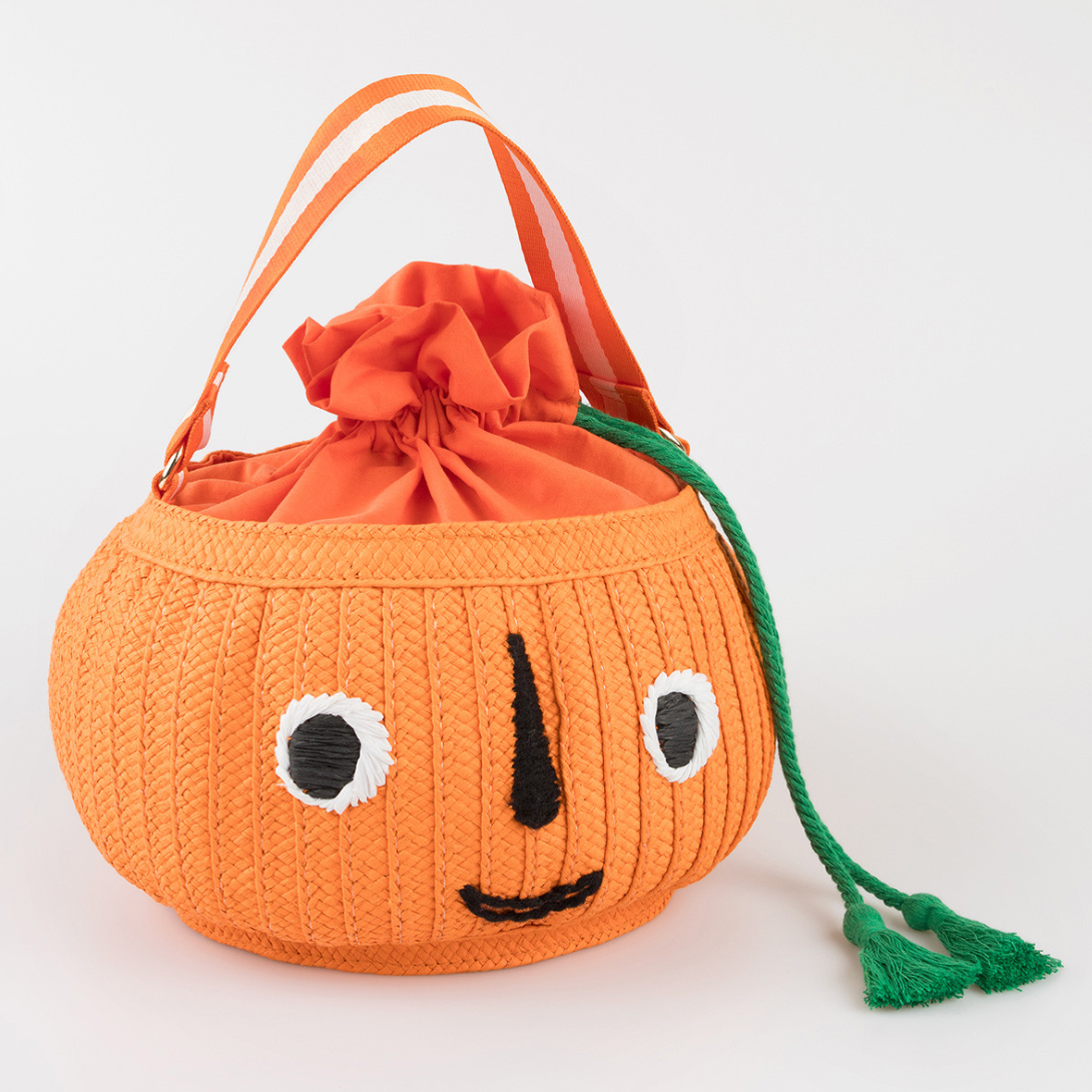 Trick Or Treat Pumpkin Basket Bag