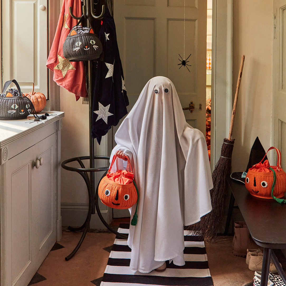 Trick Or Treat Pumpkin Basket Bag