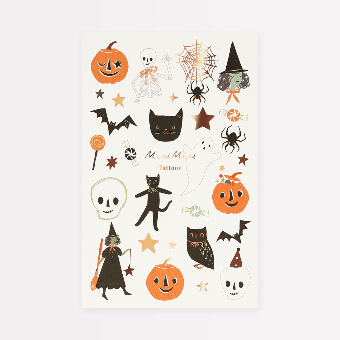 It's Halloween! Temporary Tattoos