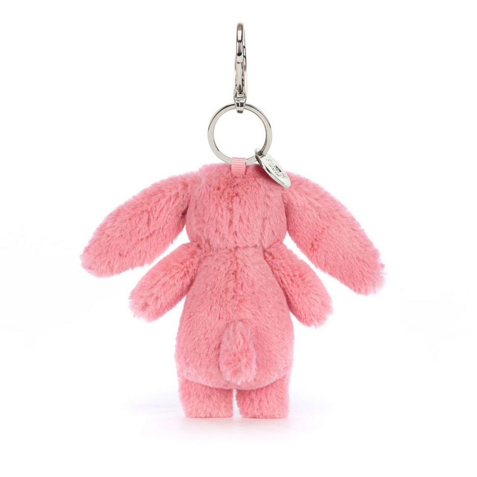 Bashful Bunny Pink Bag Charm