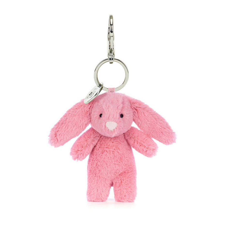 Bashful Bunny Pink Bag Charm