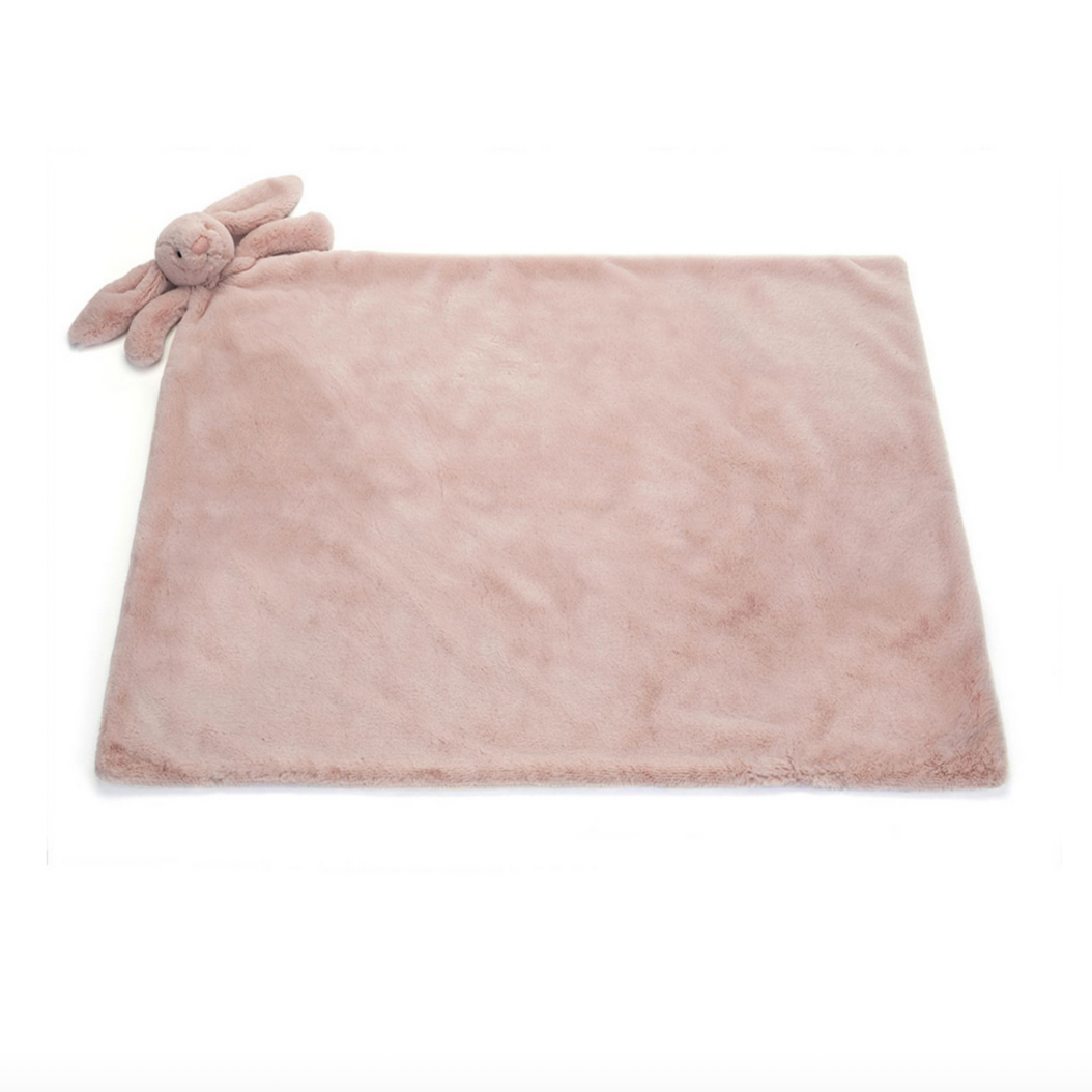 Bashful Luxe Bunny Rosa Blankie in Gift Box