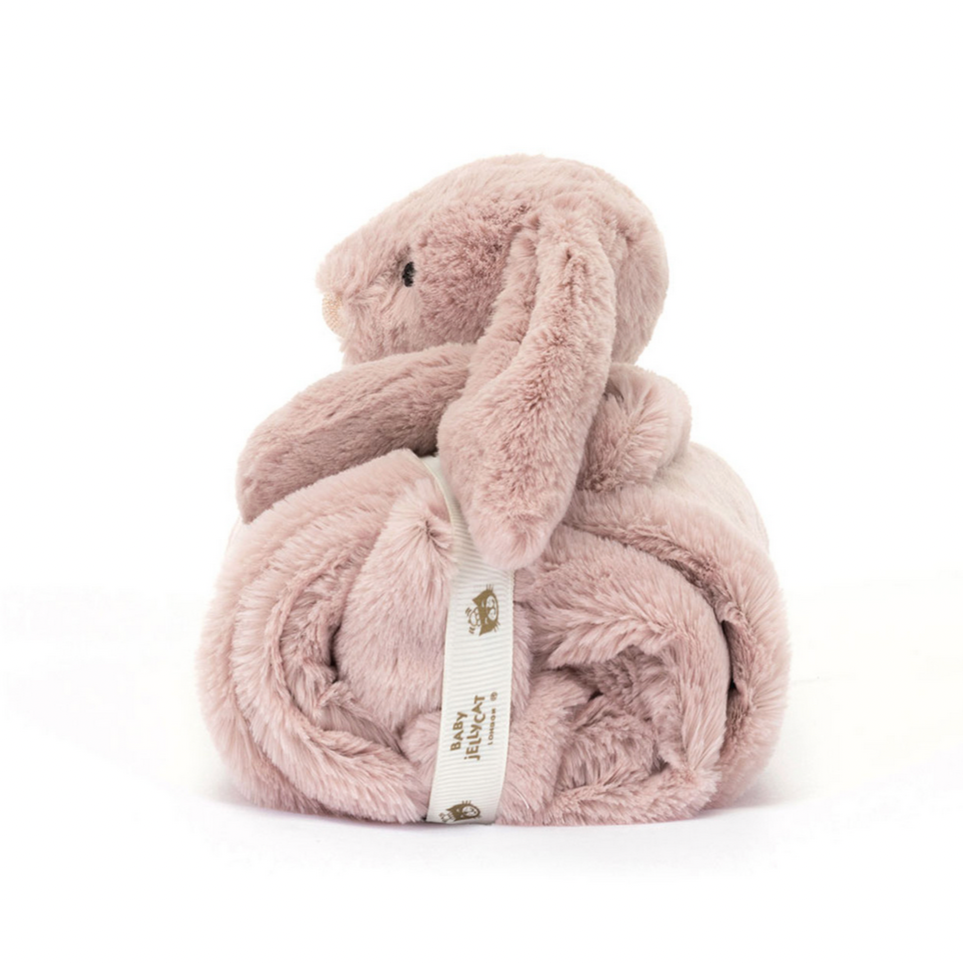 Bashful Luxe Bunny Rosa Blankie in Gift Box