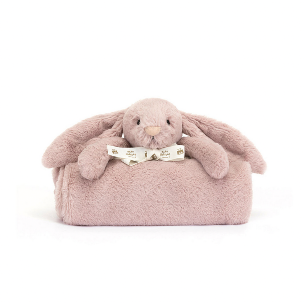 Bashful Luxe Bunny Rosa Blankie in Gift Box