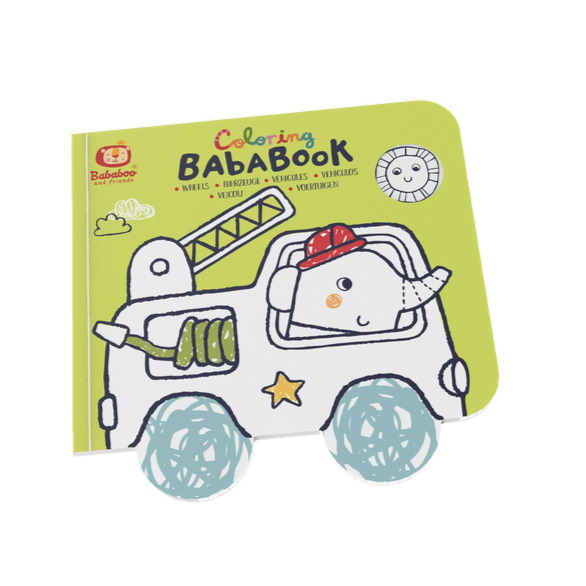 Wheels Coloring BabaBook