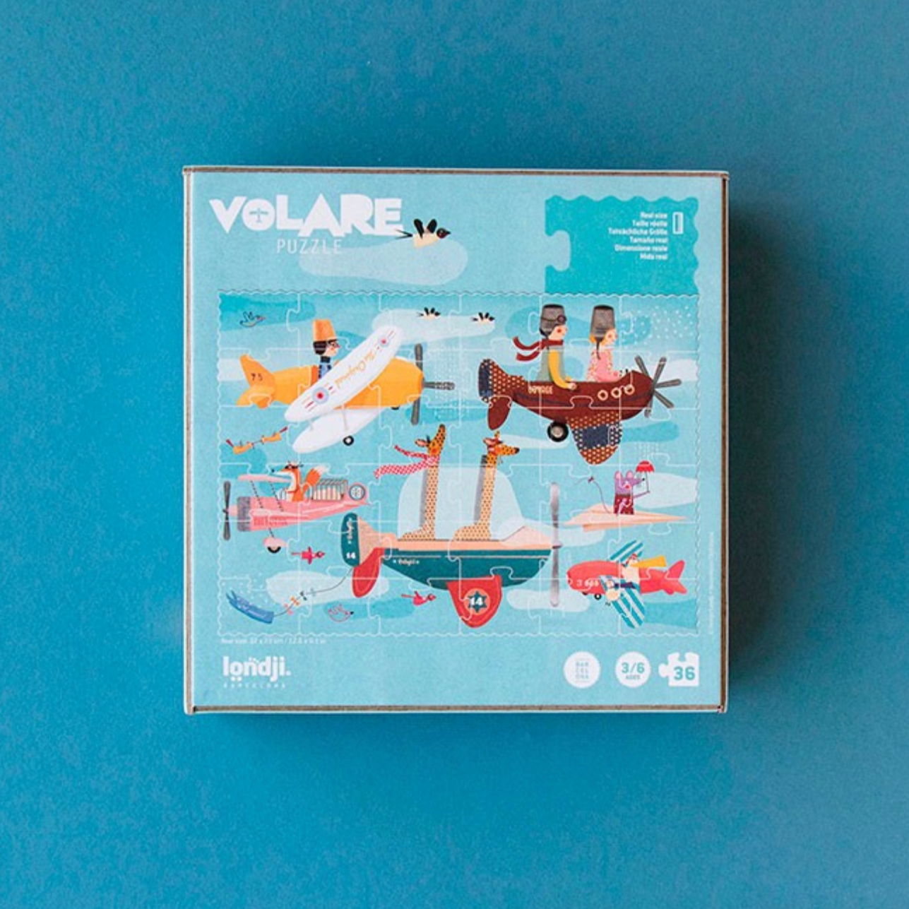 Volare pocket puzzle -36pcs -planes