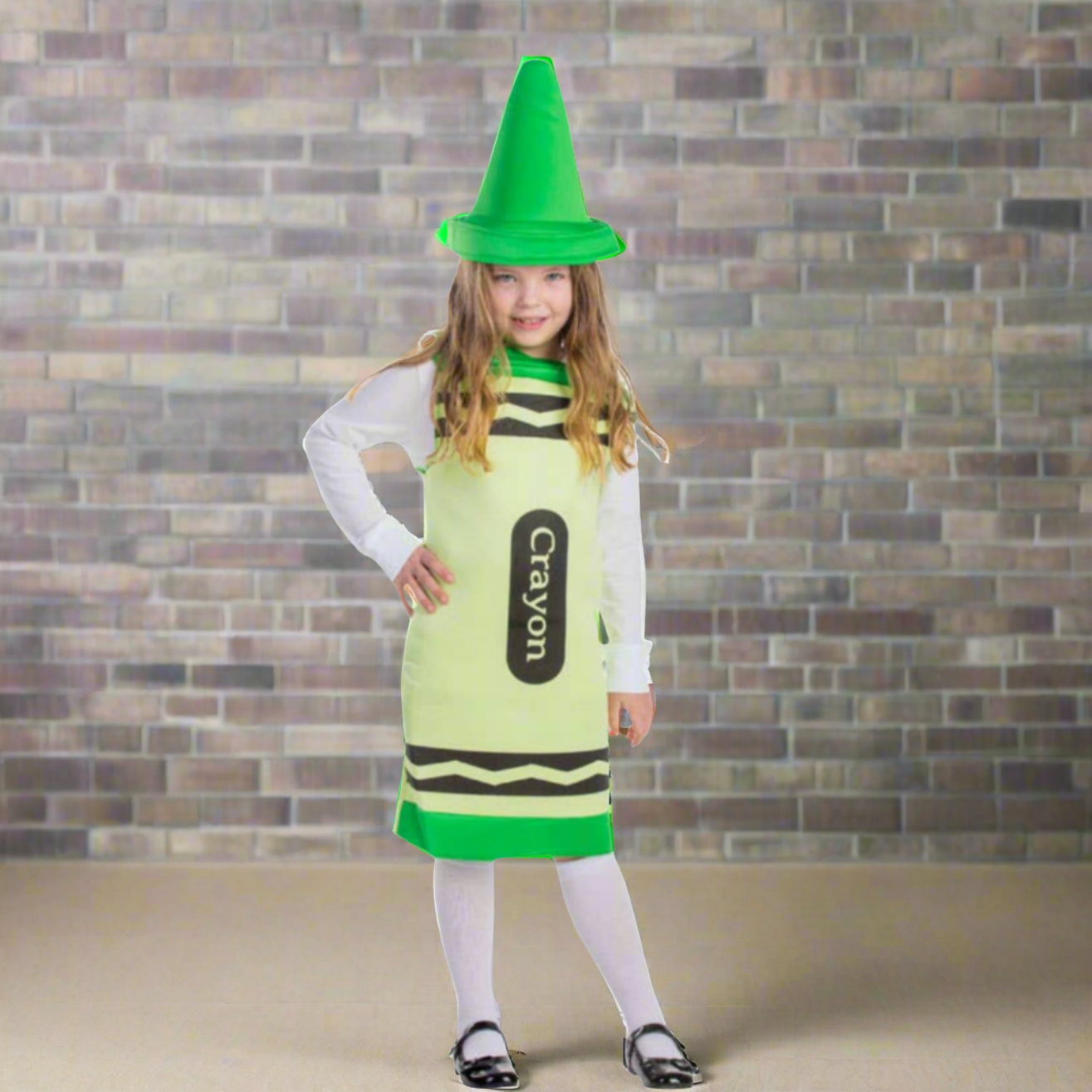 Green Crayon Costume