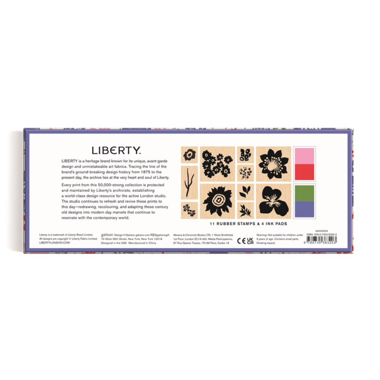 Liberty Rubber Stamp Set