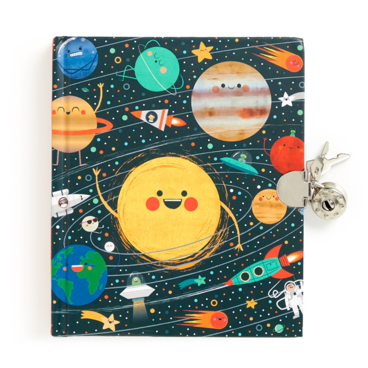 Solar System Locked Diary