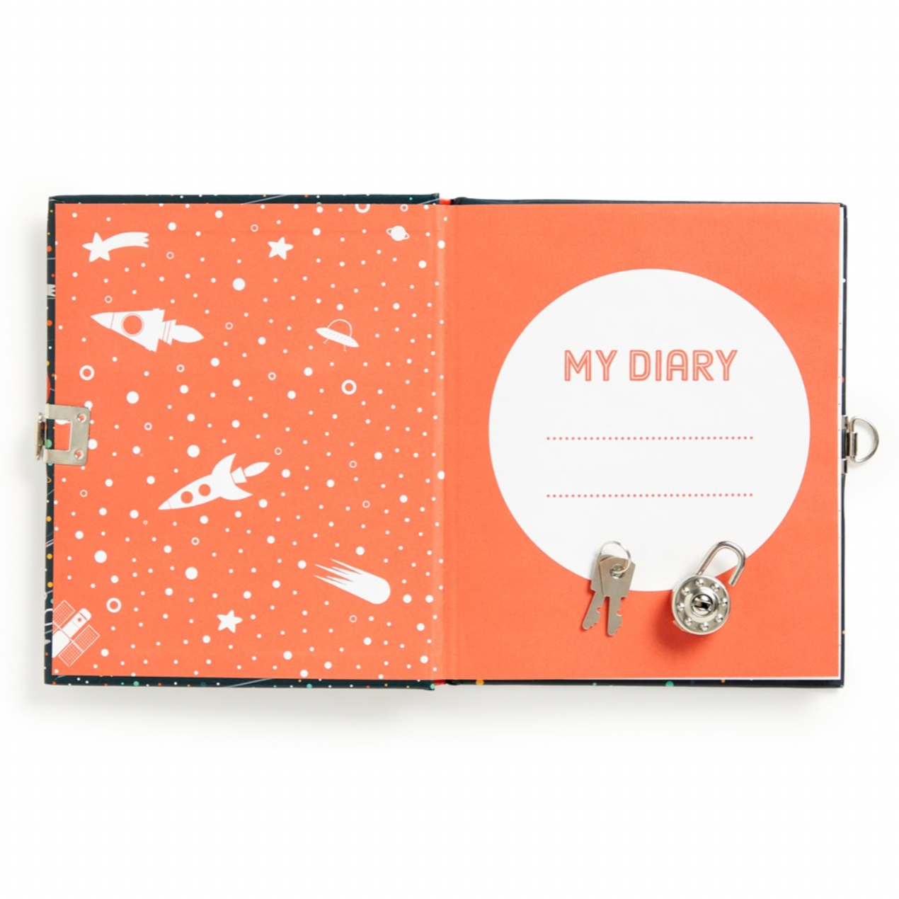 Solar System Locked Diary