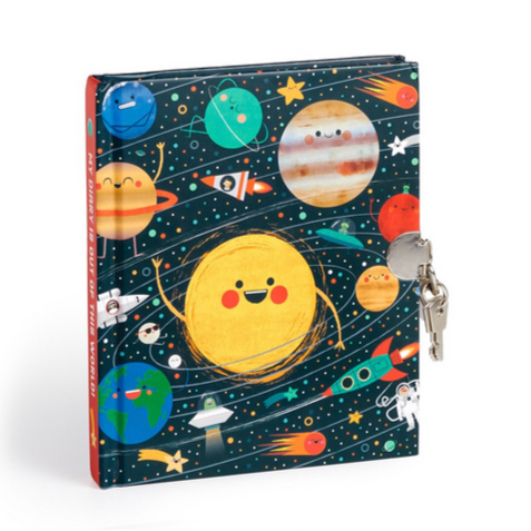 Solar System Locked Diary