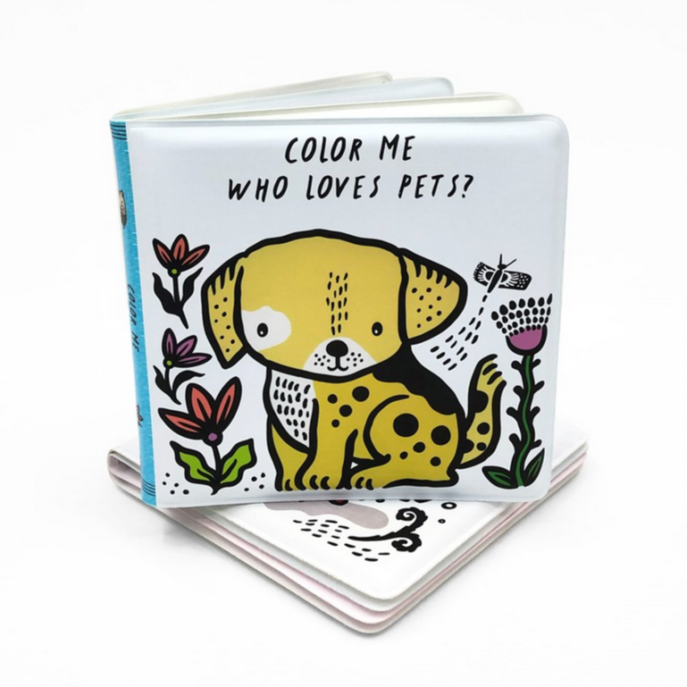 Color Me: Who Loves Pets? Bath Book