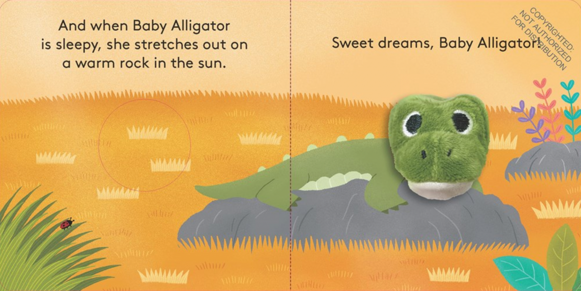 Baby Alligator: Finger Puppet Book