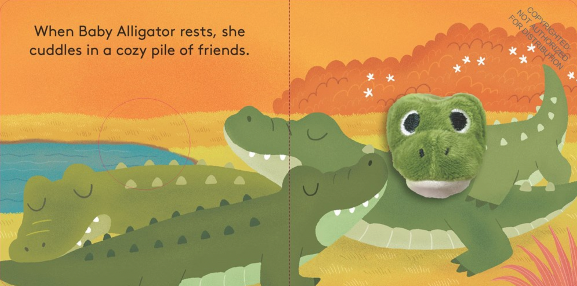 Baby Alligator: Finger Puppet Book