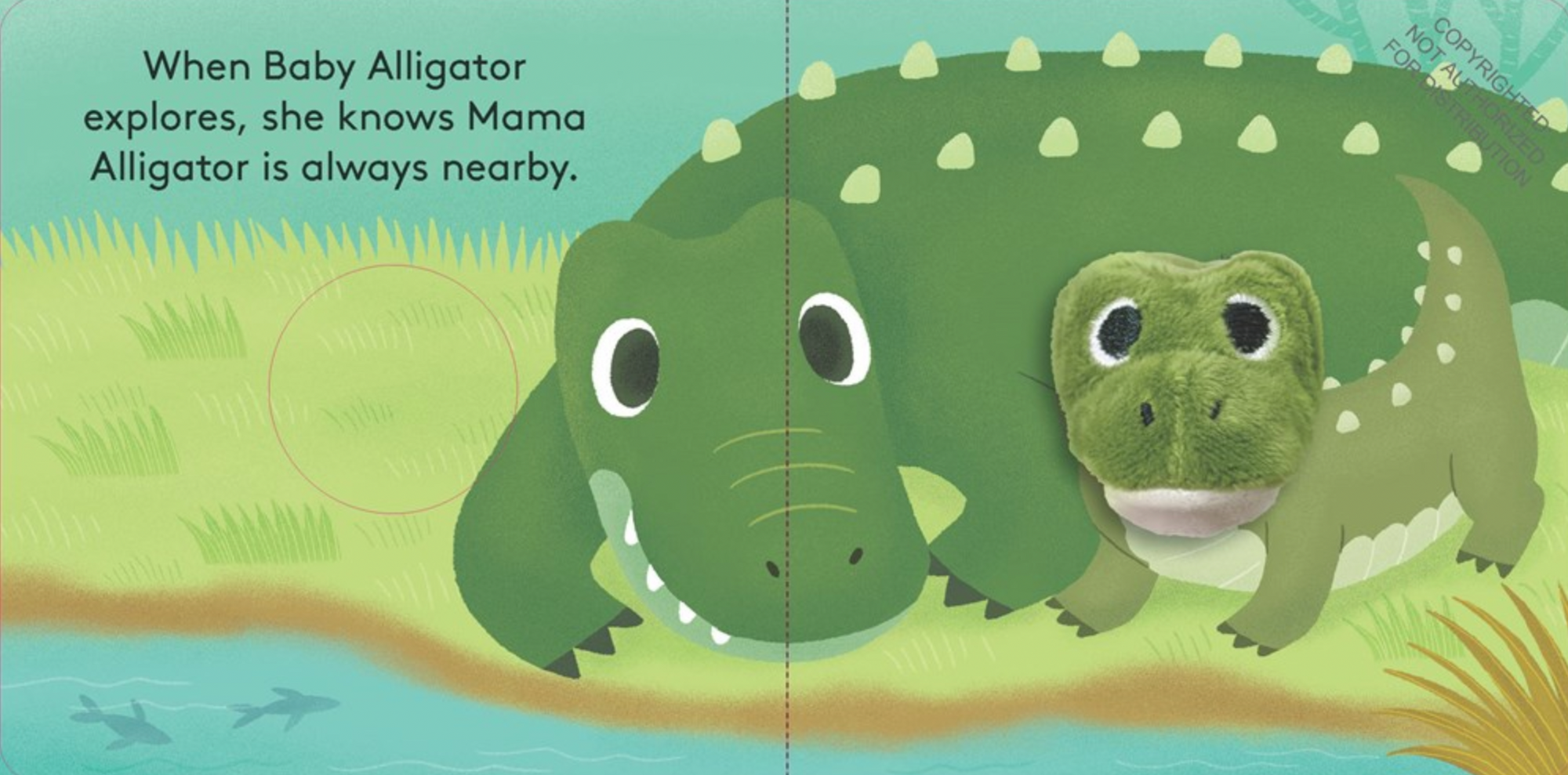 Baby Alligator: Finger Puppet Book