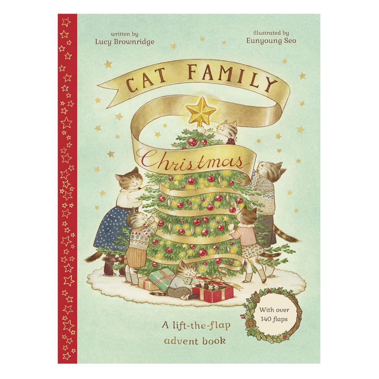 Cat Family Christmas: A lift-the-flap advent book - With over 140 flaps