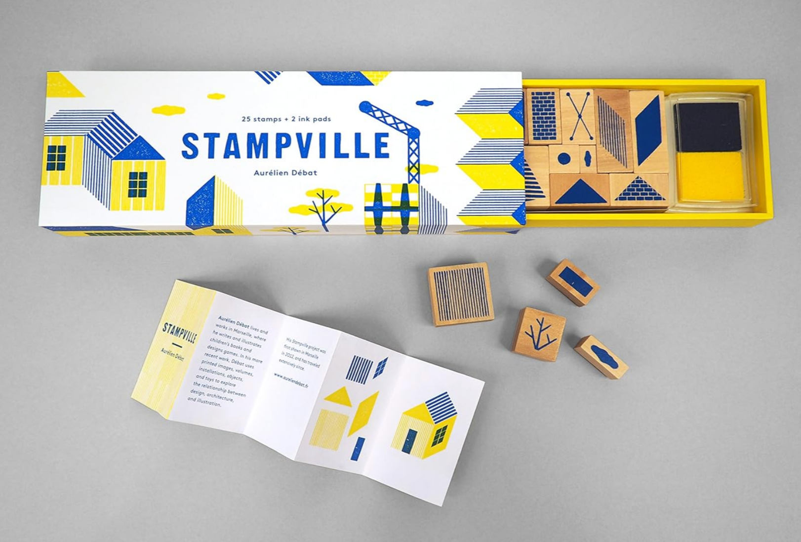 Stampville: 25 stamps + 2 ink pads